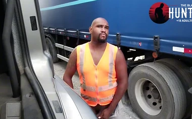 trucker crashing in the yard