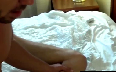 Horny teen Ryan's missionary bareback post-BJ ass stretch