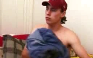 Sweet hunk enjoys playing with his massive long sword solo