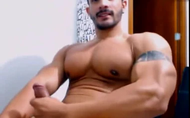 Latin Bodybuilder poses