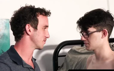 Nerdy Gay Teen Seduced Into Breeding Threesome With Stepfamily