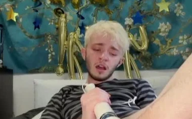 FTM Twink playing his pussy