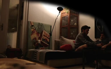 My grandfather caught me jerking my boyfriend! (gay couple handjob)