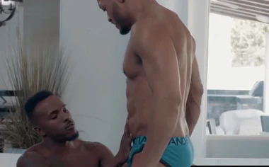 DeAngelo and I in a mouth and cock frenzy