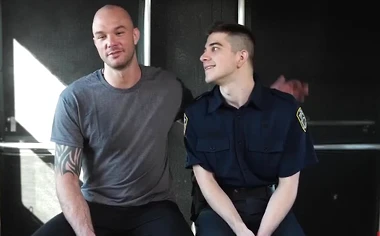 Cliff Jensen and Harrison Todd - tied up and fucked
