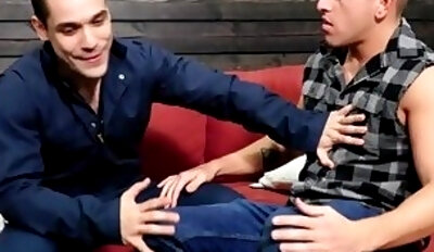 Andrew give Shane a warm mouth and a juicy hole